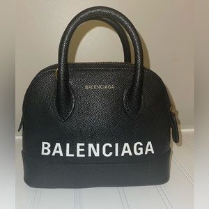 Balenciaga xxs Ville bag in black